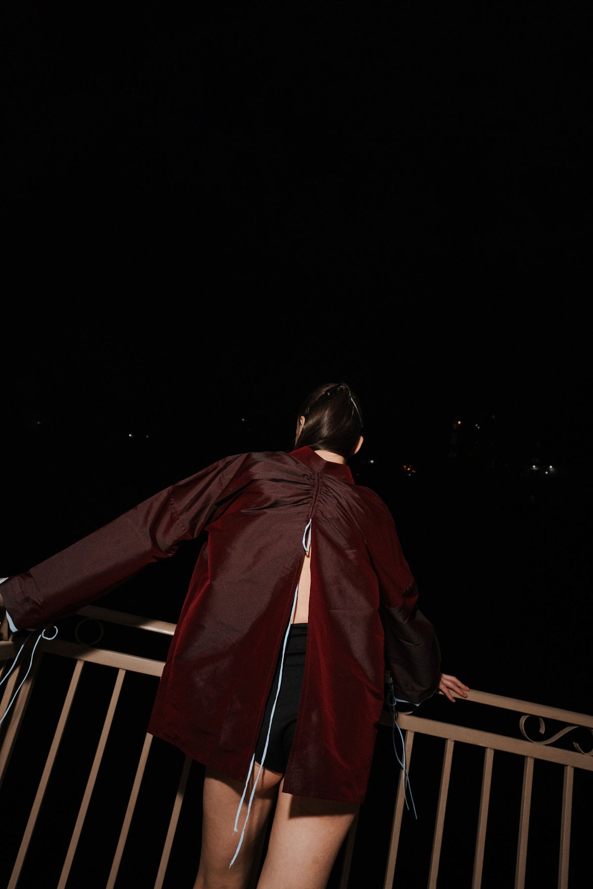 Aleca Rosea Oversized Shirt